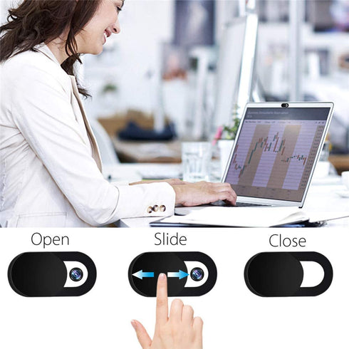 Camera Cover 3 PCS, Webcam Cover Slide,Ultra-Thin Webcam Cover Slide for Laptop, MacBook, PC, Cell Phone and More Accessories,Protect Your Privacy and Security